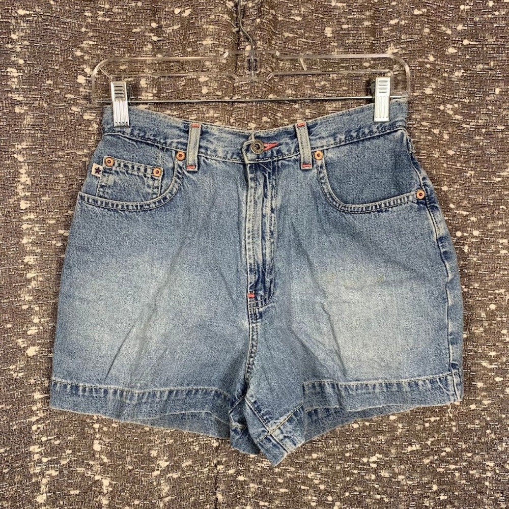 Vintage Old Navy Denim Jean Shorts Blue High Rise Y2K Women's 6